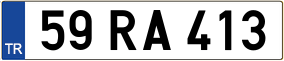 Truck License Plate
